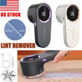Electric Lint Pill Fluff Remover Fabrics Clothes Sweater Fuzz Shaver Household