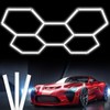 Hexagon Garage Lights, 5 Hexagon LED Light for Garage, 22000LM