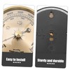 Toddmomy Room Barometer Wall Mounted Aneroid Barometer Indoor Weather Station