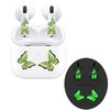 RockMax Glow-in-The-Dark AirPod 4 Skin, Custom Butterfly Wrap Sticker for