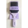 Swissco Soft Touch Paddle Shower Hair Brush (Light Purple)