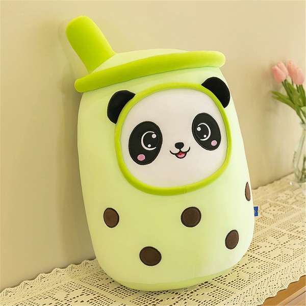 SWECOMZE Panda Bubble Tea Stuffed Toy Plush Toy Plush Cushion