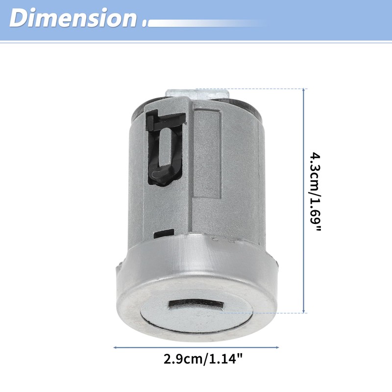 X AUTOHAUX No.4L3Z11582BB/5F9Z11582BA Ignition Lock Cylinder for Ford F150 2004-2020