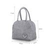 JEEZAO Small Lightweight Lunch Bag, Cool Bag, Insulated Bag for