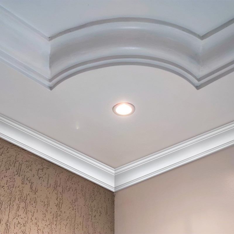 Marsui 4 Pcs Ceiling Crown Molding Trim 4-1/2 Inch Face