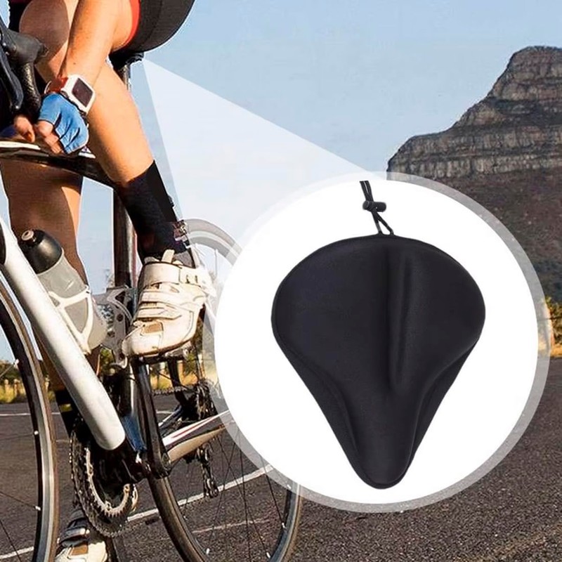 Audiophile Saddle Cover Bicycle Cushion No Pain Exercise Bike Cross