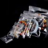 Small Plastic Bags, 100 Pcs Mini Baggies - Clear, Thick