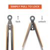 Full Circle 2-in-1 Cooking Tongs, 9-Inch – Dual-Sided Silicone &