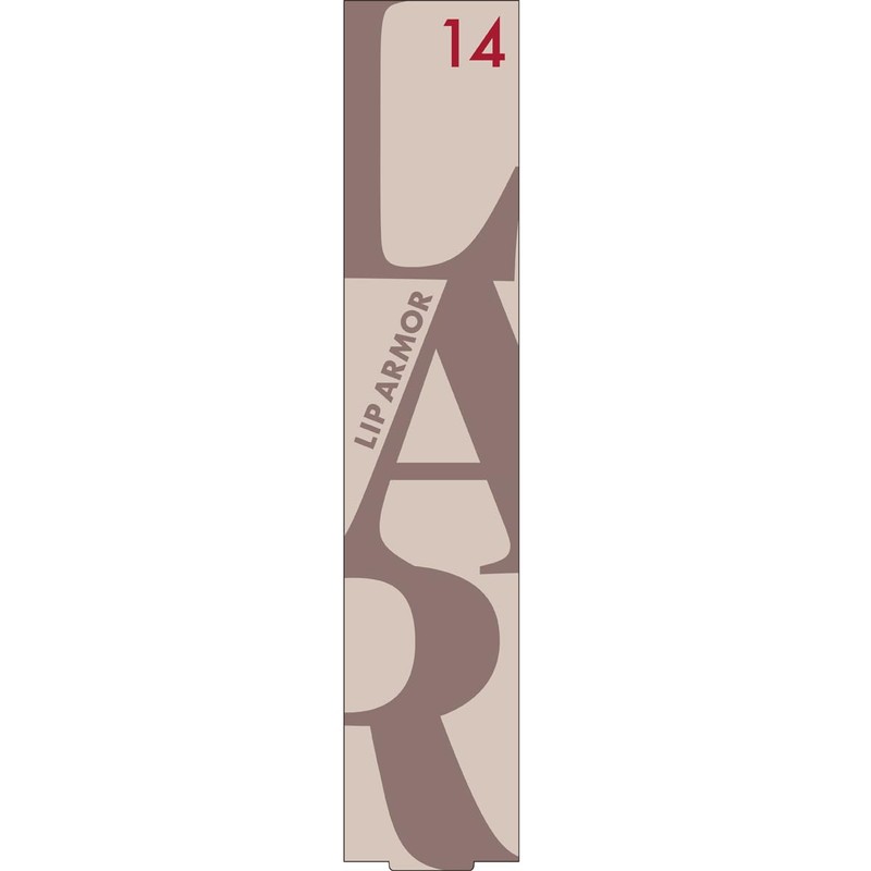 KiSS Lip Armor 14 Strawberry Candy Tea, 0.2 oz (5