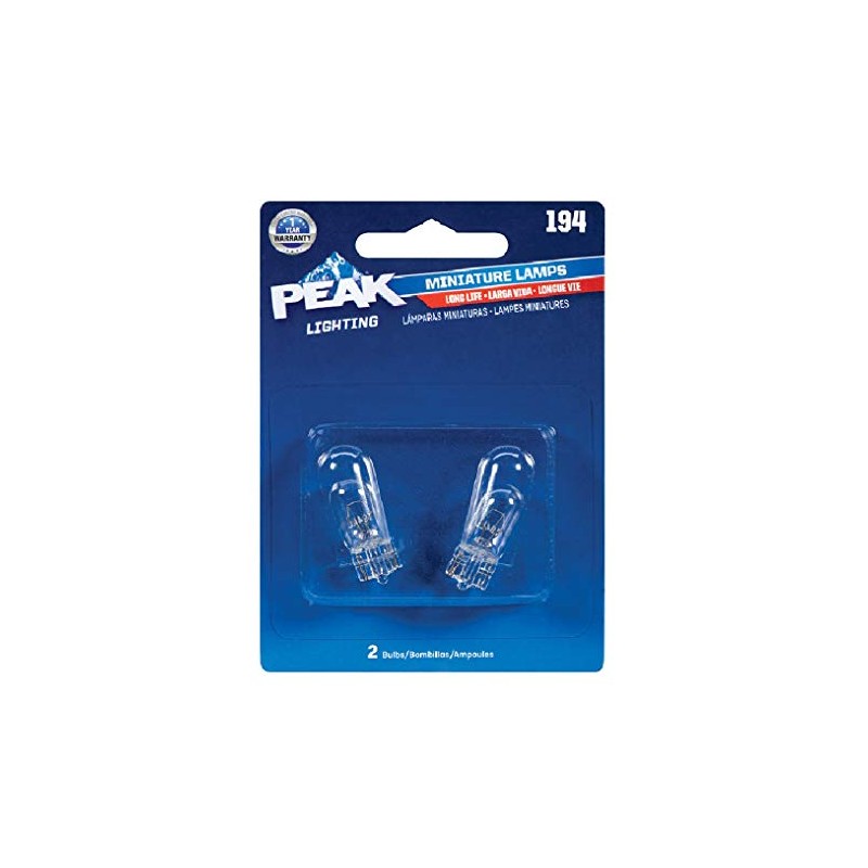 PEAK Incandescent Miniature Automotive Bulb 194