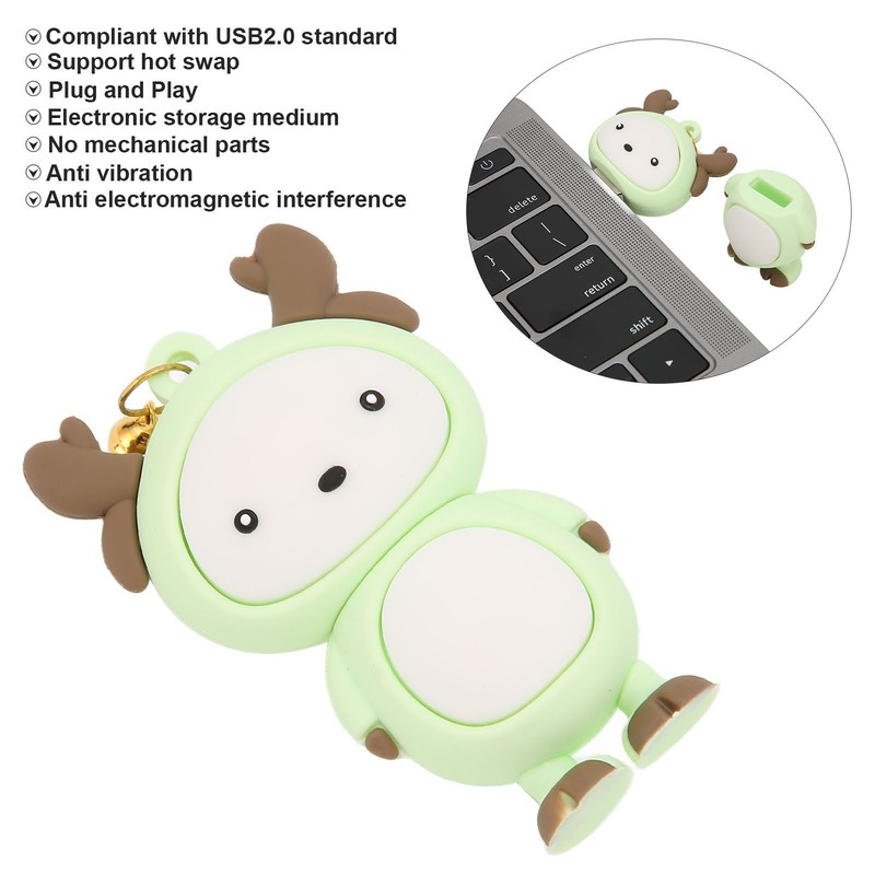 U DISK USB2.0 Interface Vibration Resistant Portable Hot Swap Cute