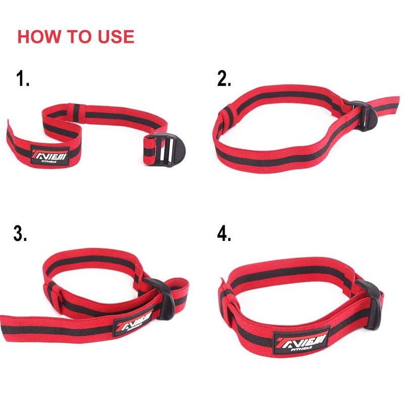 Taview Occlusion Bands - 4 Pack (2 Bicep Bands, 2