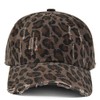 WULIQIUQIU Women's Leopard Print Baseball Cap Retro Mommy Hat Adjustable