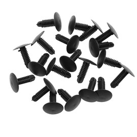 A ABSOPRO Plastic Rivets 5 mm Plastic Black (Set of 20)