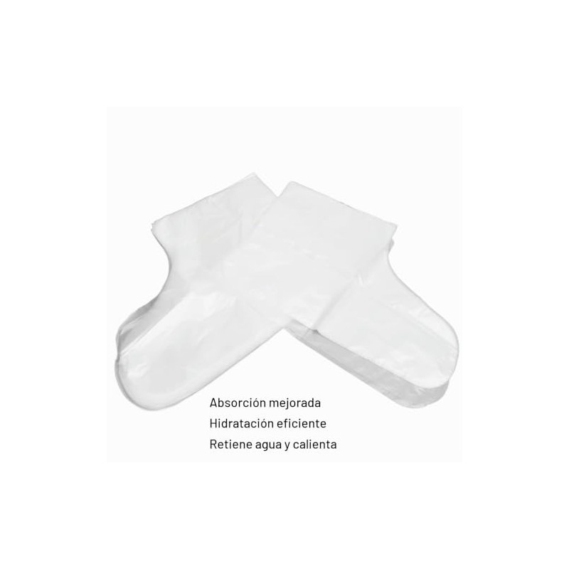 100 Unids Mascarilla Desechable Para Pies Mascarillas Hidratantes De Plástico