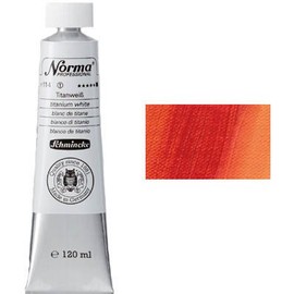 Schmincke 120ml Norma Professional Poppy Red Oil Paint