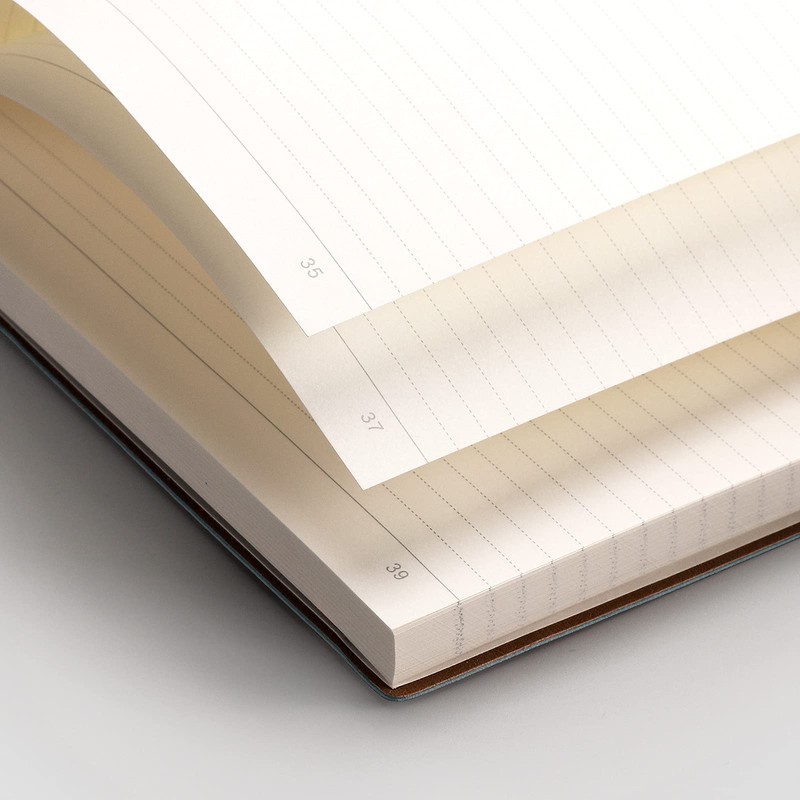 EMSHOI B5 Notebook Lined Journal, 204 Numbered Pages, Extra Large