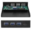 3-Port USB3.0 + 1 Port USB3.1 TypE C Interface Alloy