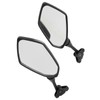Pair Motorcycle Rearview Mirrors Black Visibility Replacement for Honda CBR