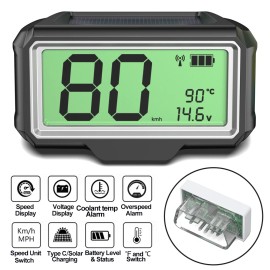ANCEL OBD2 GPS Car HUD Gauge Digital Head Up Display Speedometer Turbo RPM Alarm Temp