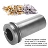 1kg Graphite Crucible Metal Melting Gold Silver Scrap Furnace Casting