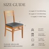 SearchI - Juego de 4 fundas de asiento para silla