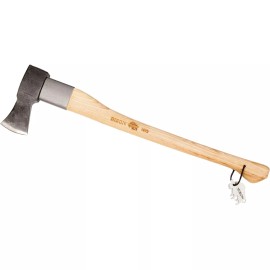 Bison 1879 02-16-219579 Splitting Axe w/31.49" Oiled Hickory Wood Handle, 4.85#