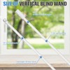 2 Pieces Blind Wand Vertical Blinds Replacement Parts Blind Stick