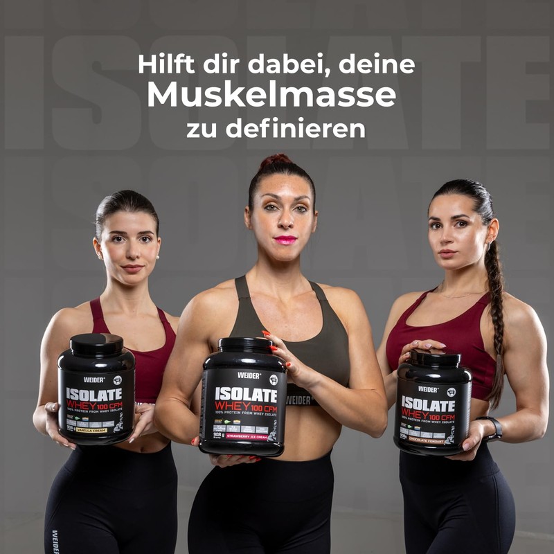 Weider Isolate Whey 100 CFM. Vanilla Flavour. Protein powder with