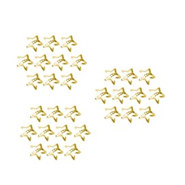 30 Pcs Gold Star Hair Clips Metal Snap Clips Barrettes Side Clamps Headdress Cute Hair Accessories for Women Girls Kids Star Snap Hair Clips Accessories