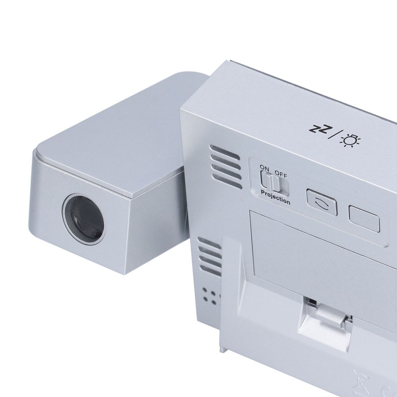 180° Rotation Projection Alarm Clock USB Powered LED Digital Clock