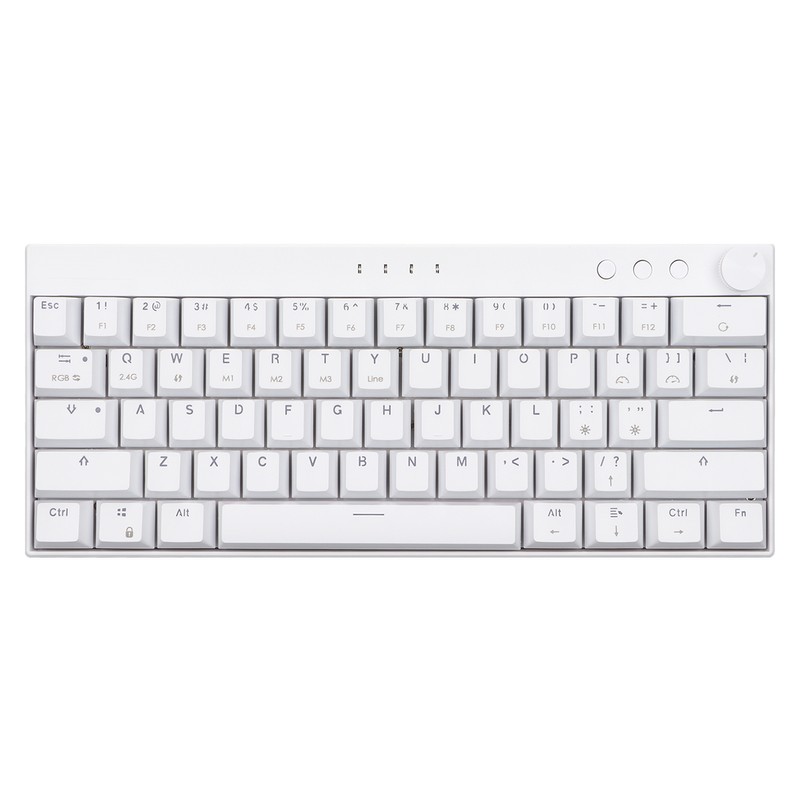 Mechanical Keyboard Three Modes 61 Keys RGB Backlight Wireless 2.4G