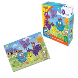 Didacti Juegos Rompecabezas Gallina Pintadita 24 Piezas Mis Amigos Escolar