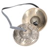 Tibetan Tingsha Meditation Bell Small Pure Copper Double Chime Nepalese