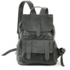 Jahn-Tasche – medium-sized leather rucksack / city rucksack size M made out of nappa leather, black