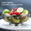 Stainless Steel Fruit Basket, Fruit Bowl Modern Rustproof Mirror Polished