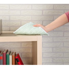 PEARL Bamboo Cloths: Set of 5 Bamboo Fibre Cleaning Cloths, 3 x 40 x 40 cm and 2 x 22 x 19 cm (Bamboo Cleaning Cloths, Bamboo Cleaning Cloths, Microfibre Cloths)