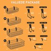 INCLY 30PCS Slatwall Accessories Set, Includes 4 Pack Ventilated Metal