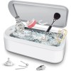 Ultrasonic Jewelry Cleaner Denture Glass Watch Ring Bath Tank Cleaning