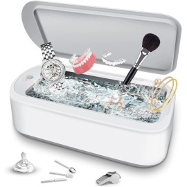 Ultrasonic Jewelry Cleaner Denture Glass Watch Ring Bath Tank Cleaning Machine
