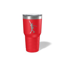 Alterd Industries Figure Skating - Coaching Coach Gifts Gifts for Coach Ice Rink Ice skating Gifts figure skating Tumbler Figure Skates Accessories (30oz Tumbler, Red)