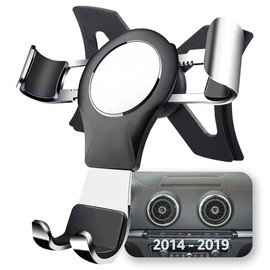 AYADA Handyhalterung Kompatibel mit A3 8V, 2013 2014 2015 2016 2017 2018 2019 S3 Hatchback Sedan Cabrio Zubehör Handy Halter Phone Holder Phone Mount Einfach Bedienen Verstellbarer Blickwinkel Stabil