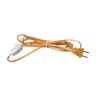 B&P Lamp® 8 Foot Clear Gold Cord Set with Inline