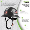 GREEN DEVIL Full Brim Hard Hat Vented Construction Safety Helmet