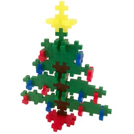 PLUS PLUS – Mini Maker Tube – Christmas Tree – 70 Piece, Construction Building Stem Toy, Interlocking Mini Puzzle Blocks for Kids