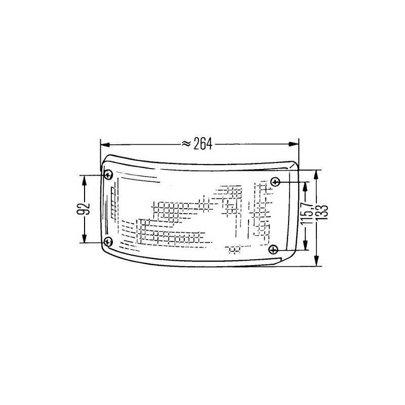 HELLA 2NE 005 603-071 Rear Fog Light - 24V -