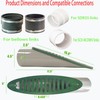 4 Inch Green Angled Drain Grate Yard Drain, Yard Drain