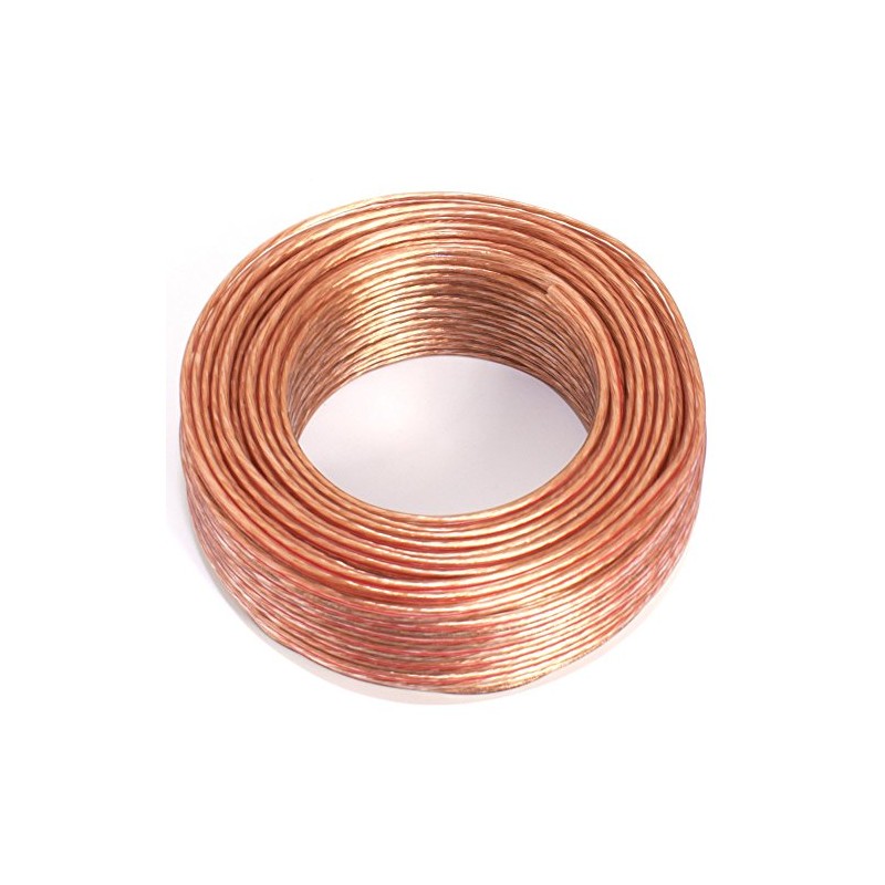 Seki 311762 Speaker Cable 2 x 0.75 mm²/25 m Transparent