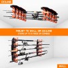 Hikeen Fishing Rod Holders, Fishing Pole Holders for Garage, Wall