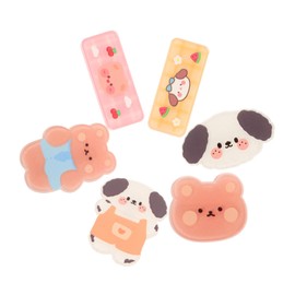 Baluue Cartoon Hairpin 6pcs Hair Clips for Girls Women Fashion Hair Barrettes Random Style